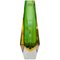 Green Hand-Crafted Murano Glass Vase by Flavio Poli for Mandruzzato, Italy, 1960s 1