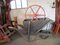 Antique Industrial Wooden Wheelbarrow 3
