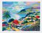 French Riviera, Théoule Bay In Spring by Jean Claude Picot 1