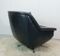 Chrome and Black Leather Swivel Chair, 1960s, Image 5