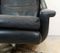 Chrome and Black Leather Swivel Chair, 1960s 8