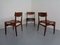 Danish Solid Teak Dining Chairs, 1960s, Set of 3 8