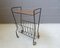 Mid-Century Side Table with Magazine Rack, Image 2