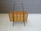 Rattan and Iron Magazine Rack, 1960 8