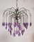 Lustre en Cristal Lilas 4