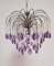 Lilac Crystal Chandelier 2