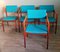 Deutsches Teak Esszimmer Set von Thonet, 1960er, 4er Set 5