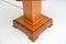 Lámpara de pie Art Déco de nogal y arce con mesa, años 20, Imagen 6
