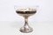 Vintage Art Deco Glass & Metal Cup 1