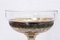 Vintage Art Deco Glass & Metal Cup 4