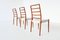 Danish Teak Model 82 Dining Chairs by Niels Otto Møller for J.L. Møllers Møbelfabrik, 1960s, Set of 3, Image 2