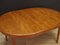 Round Danish Teak Dining Table, 1960s 7