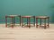 Set di tavolini a incastro in teak, Danimarca, anni '60, set di 3, Immagine 3
