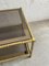 French Faux Bamboo, Mirrored Brass & Smoked Glass Two-Tier Coffee Table by Maison Baguès, 1960s 8