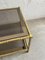 French Faux Bamboo, Mirrored Brass & Smoked Glass Two-Tier Coffee Table by Maison Baguès, 1960s, Image 8