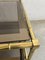 French Faux Bamboo, Mirrored Brass & Smoked Glass Two-Tier Coffee Table by Maison Baguès, 1960s, Image 13