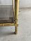 French Faux Bamboo, Mirrored Brass & Smoked Glass Two-Tier Coffee Table by Maison Baguès, 1960s 9