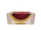 Italian Rectangular Murano Glass Ashtray by Flavio Poli for Seguso, 1960s, Image 7