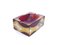 Italian Rectangular Murano Glass Ashtray by Flavio Poli for Seguso, 1960s 8