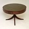 Antique Regency Style Leather Drum Table 2