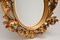 Espejo francés estilo Rococó antiguo de madera dorada, Imagen 6