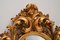 Antiker Französischer Spiegel im Rokoko Stil mit Vergoldetem Holzrahmen 5