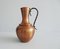 Large Copper Vase With Forged Iron Handle 1
