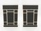 Black Lacquered Brass Bar Cabinets from Maison Jansen 1970s, Set of 2, Image 2
