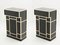 Black Lacquered Brass Bar Cabinets from Maison Jansen 1970s, Set of 2, Image 4