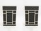 Muebles de bar de latón lacado en negro de Maison Jansen años 70. Juego de 2, Imagen 3