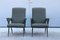 Italian Green Armchairs by Gigi Radice for Minotti, 1950s, Set of 2, Image 2