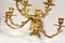 Antike Kerzenhalter aus vergoldeter Bronze Wandlampe, 2er Set 7