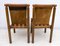 Italian Mid-Century Modern Leather Dining Chairs by Ilmari Tapiovaara for La Permanente Mobili Cantù, 1950s, Set of 2 5