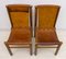 Italian Mid-Century Modern Leather Dining Chairs by Ilmari Tapiovaara for La Permanente Mobili Cantù, 1950s, Set of 2 2