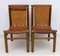 Italian Mid-Century Modern Leather Dining Chairs by Ilmari Tapiovaara for La Permanente Mobili Cantù, 1950s, Set of 2, Image 1