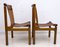 Italian Mid-Century Modern Leather Dining Chairs by Ilmari Tapiovaara for La Permanente Mobili Cantù, 1950s, Set of 2 6