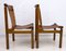 Italian Mid-Century Modern Leather Dining Chairs by Ilmari Tapiovaara for La Permanente Mobili Cantù, 1950s, Set of 2, Image 6