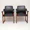 Danish Leather Armchairs from Dyrlund, 1970s, Set of 2 3
