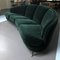 Mid-Century Italian Curved Green Velvet Sofa by Gio Ponti for Isa Bergamo 15