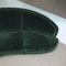 Mid-Century Italian Curved Green Velvet Sofa by Gio Ponti for Isa Bergamo, Image 13