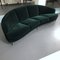 Mid-Century Italian Curved Green Velvet Sofa by Gio Ponti for Isa Bergamo, Image 19