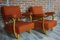 Oak Armchairs by Guilherme and Chambron, 1950s, Set of 2 3