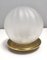 Italian Venini Style Spherical Blown Glass Table Lamps, 1980s, Set of 2 4