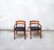 Italian Beech Wood & Leather Model Marocca Chairs by Vico Magistretti for De Padova, 1987, Set of 2 2