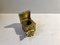 Antique French Gilt Bronze Pigsty Inkwell, Circa 1900, Image 7