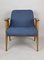 Vintage Blue 366 Lounge Chair by Józef Chierowski, 1970s 5