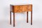 Czech Art Deco Brown Walnut Side Table, 1930s, Image 7