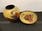 Vintage Terracotta Vase and Tray Set, Image 3