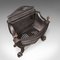 Antique English Victorian Ornate Cast Iron Fire Basket, 1900s 7