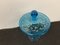 Vintage Enameled Glass Bonbon Dish 2